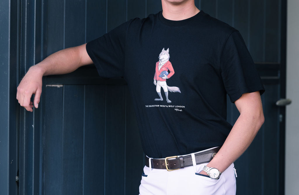 Unisex British Made Black Organic Cotton T-shirt