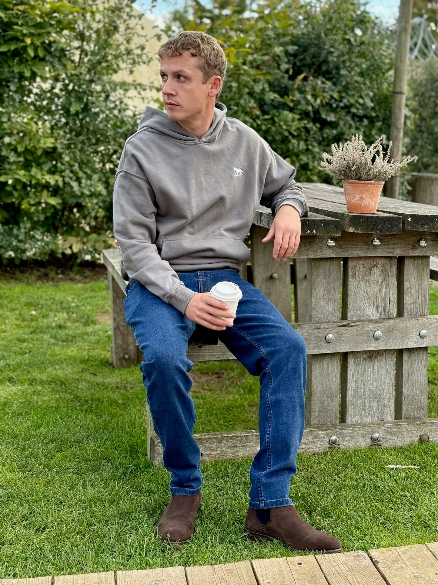 Men's Grey Lightweight Vancouver Island Hoodie