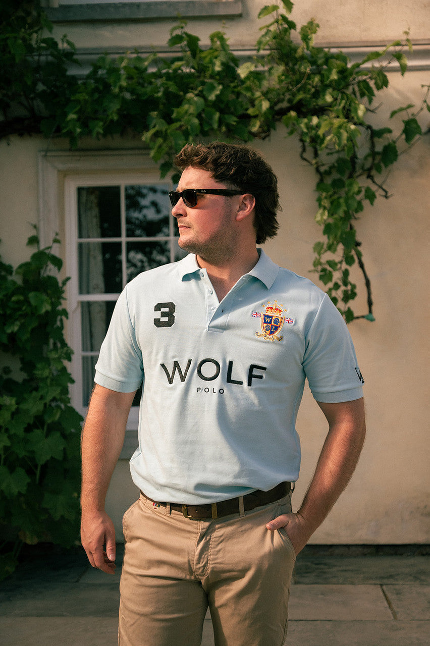 Men's Signature Blue Polo Shirt