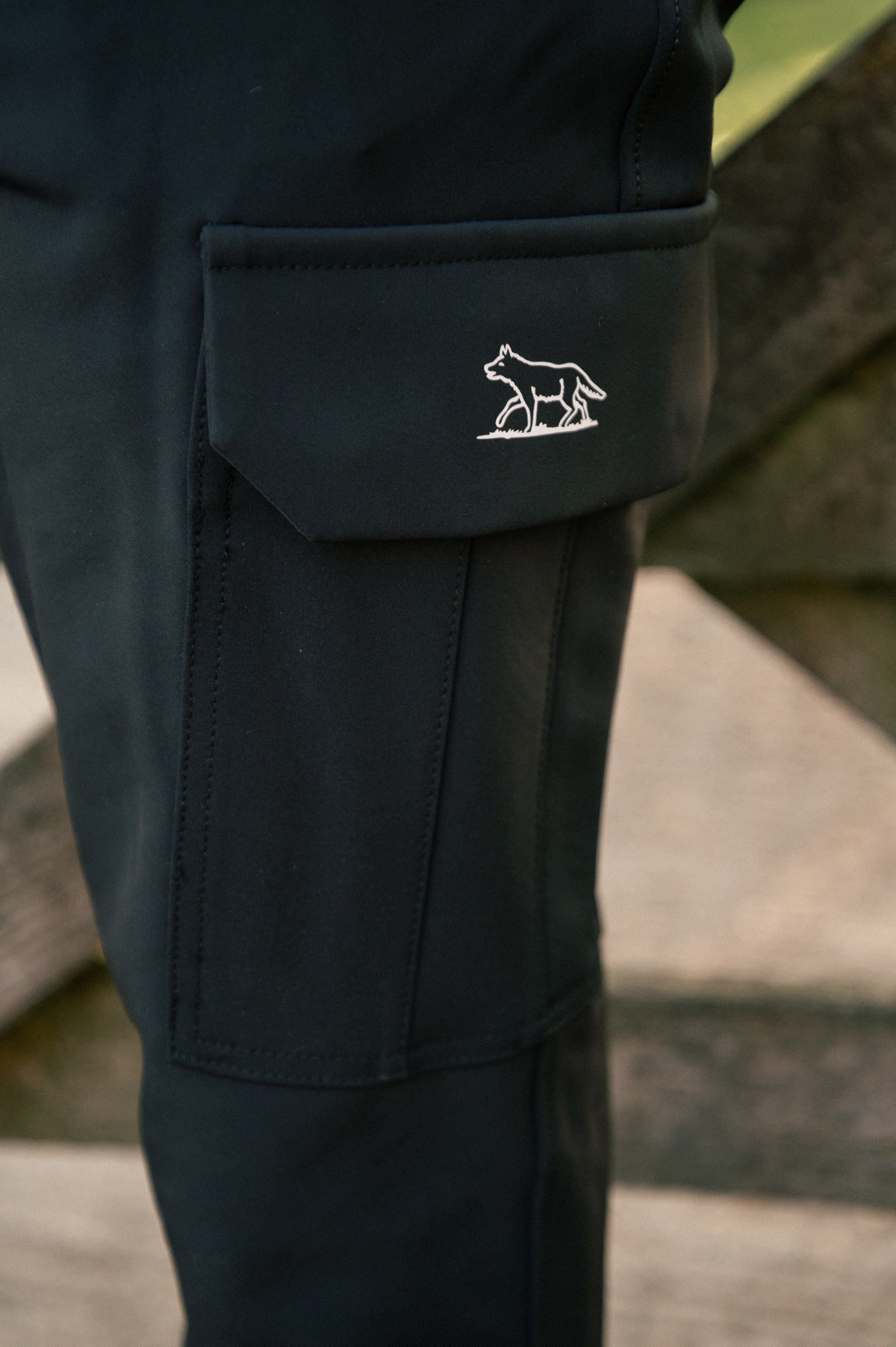 Men's Black Cargo Breeches 